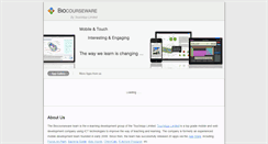 Desktop Screenshot of biocourseware.com